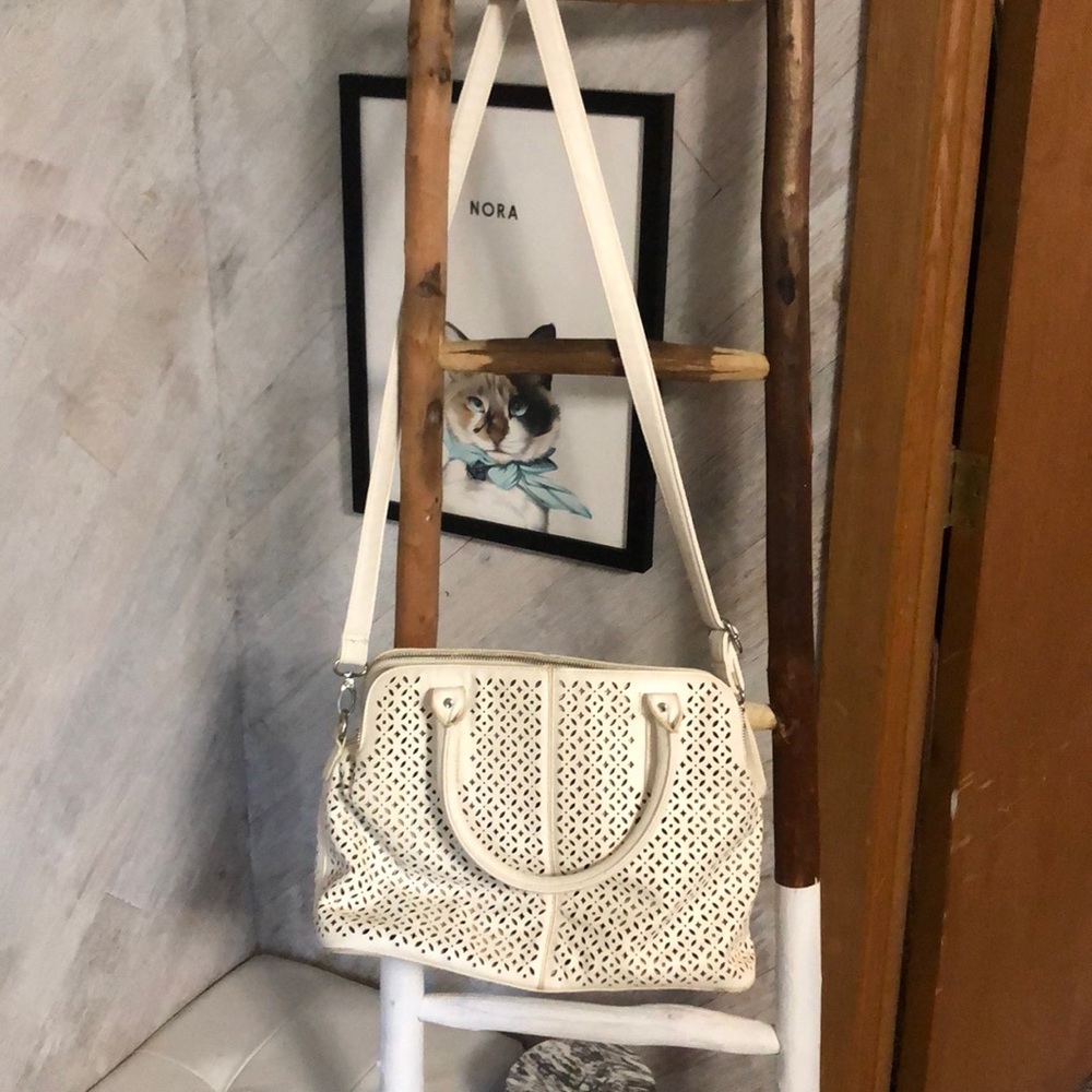 White purse